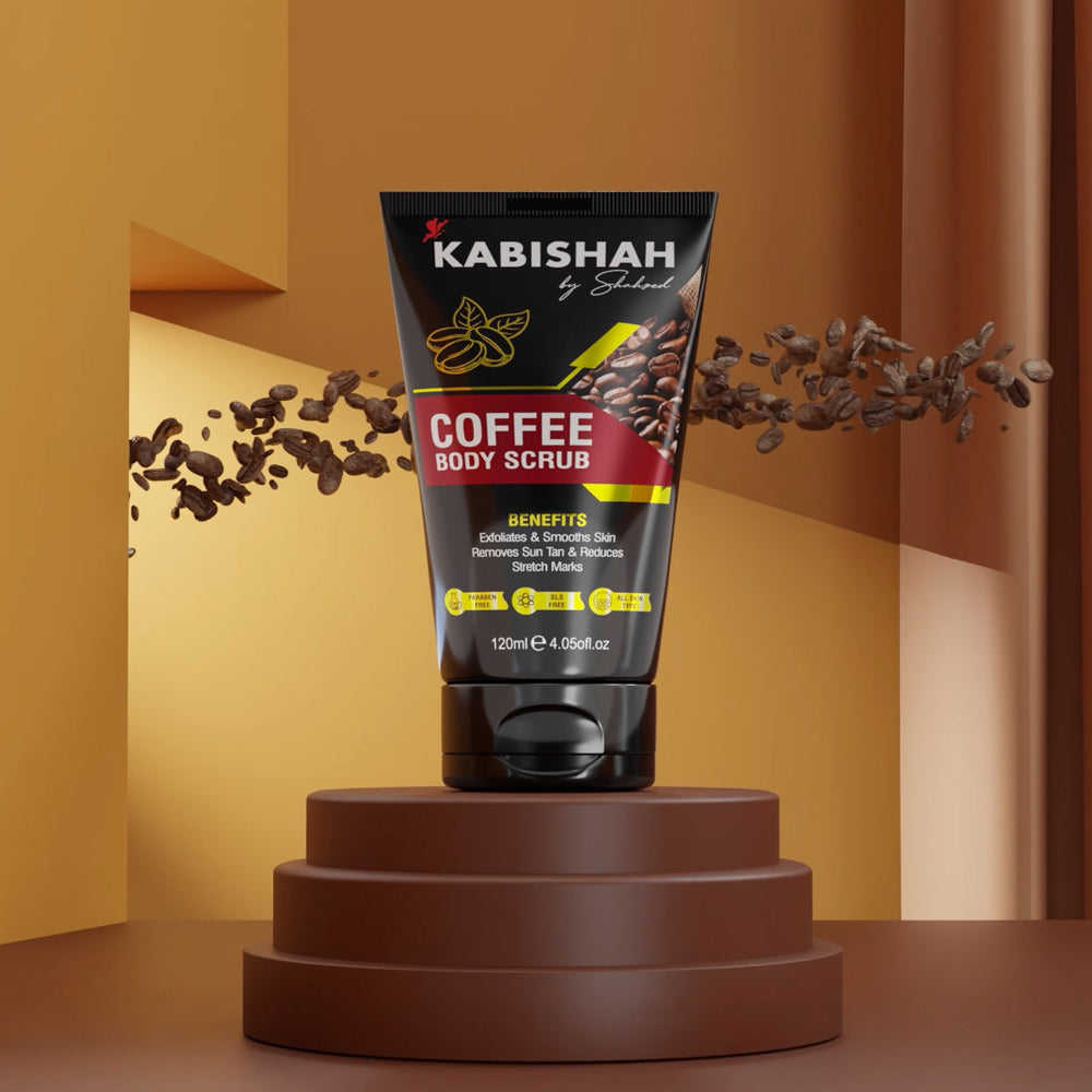 Coffee Body Scrub - Exfoliates, Removes Tan & Reduces Stretch Marks
