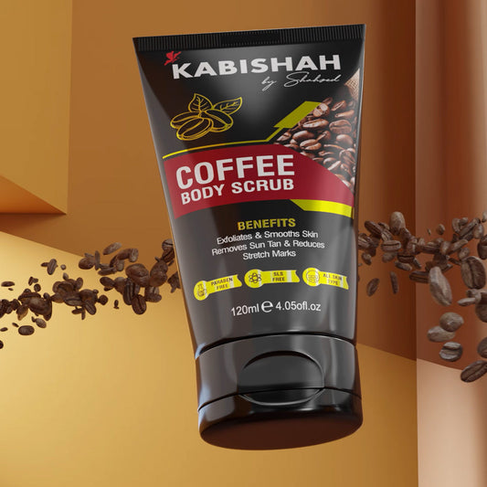 Coffee Body Scrub - Exfoliates, Removes Tan & Reduces Stretch Marks