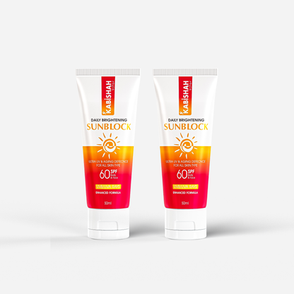 LuminaGuard Daily Brightening Sunblock Double Pack Bundle.